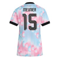 Stroje piłkarskie Belgia Thomas Meunier #15 Koszulka Wyjazdowej dla damskie MŚ 2026 Krótki Rękaw